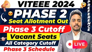 VITEEE 2024 Phase 2 Cutoff Analysis 😍  | VIT Phase 3 | VIT Counselling Process 2024 | VIITEEE Cutoff