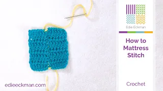 How to Mattress Stitch in Crochet