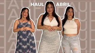 COMPRAS DE ABRIL🛍️TRY ON HAUL🎀MAKEUP | CLOTHES |