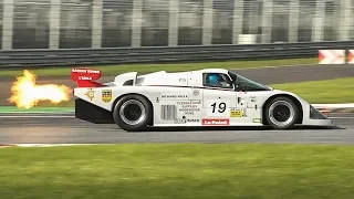 Group C Racing 2019 Monza: Mercedes C11, Peugeot 905, Gebhardt C88 Audi, Jaguar XJR-14