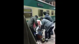 save by train accident in Lahore railway station