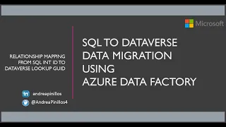 SQL to Dataverse Data Migration using Azure Data Factory | Power Apps