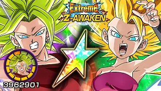 100% EZA F2P SSJ2 KALE + SSJ2 CAULIFLA [LEVEL 10 LINKS] + STICKERS! Dragon Ball Z Dokkan Battle