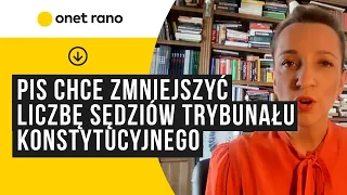 PiS chce zmniejszyć liczbę sędziów TK. Morawiecki: nie mogą się zebrać ze względu na urlopy