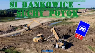 S1 Kosztowy - Bielsko-Biała, odcinek III Dankowice - Bielsko-Biała - WRZESIEŃ 2023 [DRON][4K]