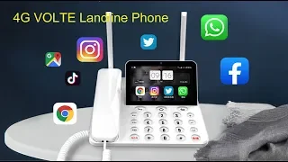 4G VOLTE Fixed Wireless Landline phone Android 7.1 with 2SIM+ SD card