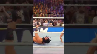 Charlotte Flair hits Natural Selection to Roman Reigns #wwe #charlotteflair #romanreigns #wwe2k22