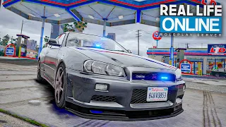 UNDERCOVER POLIZEI R34 GT-R! | GTA 5 RP Real Life Online