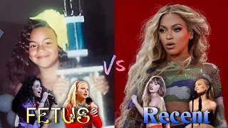 FAMOUS SINGERS | Fetus Vs Recent Vocals!! (Same Note Comparison)