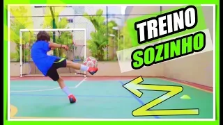 COMO TREINAR FUTEBOL SOZINHO: PASSE, CONDUÇÃO, CHUTE