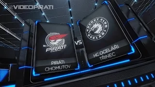 6. čtvrtfinále Generali play-off TELH: Piráti Chomutov - HC Oceláři Třinec 5:3 sestřih