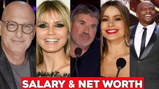 America's Got Talent 2021 Judges Salary & Net Worth | Simon Cowell | Heidi Klum | Sofia Vergara