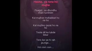 Main Phir Bhi Tumko Chahunga | Karaoke