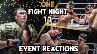 ONE Fight Night 17: Kryklia vs Roberts | UFC Vegas 83: Song vs Chris Gutierrez | Event Reactions