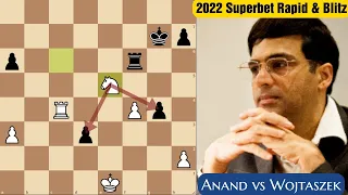 Vishy Always Bounce Back Hard | Vishy Anand vs Wojtaszek | 2022 Superbet Chess Rapid & Blitz Poland