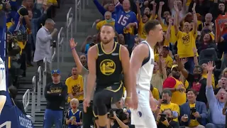 Luka watching Steph dance after Hitting back-to-back Threes in game 1🔥