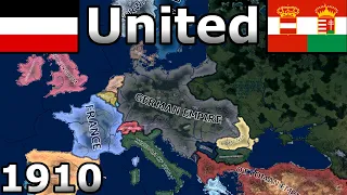 What if Germany And Austria-Hungary United Before WW1? | HOI4 Timelapse