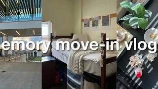 emory university move-in + dorm tour | sophomore year