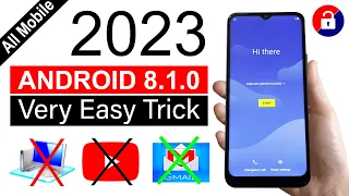 All MOBILE Android 8.1.0  FRP UNLOCK ✅ 2023 | Without Pc Easy Method