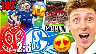 Siegtreffer 90+12 Mainz 05 - Schalke 04 2-3 Highlights & Tore | Bundesliga, 31.Spieltag Stadionvlog