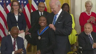 Simone Biles, others to receive the nation's highest civilian honor