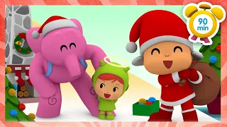 🤗 POCOYO in ENGLISH - Learning Good Manners For Christmas [90 min] Full Episodes | VIDEOS & CARTOONS