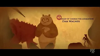 Kung Fu Panda 3 (2016) end credits (FXX live channel)