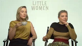 SAOIRSE RONAN and FLORENCE PUGH interview | LITTLE WOMEN (Entrevista por 'Mujercitas')