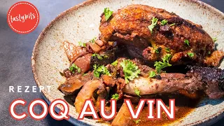 Coq au vin (RECIPE) - French chicken in red wine