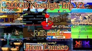 200gb Retropie Image Nostalgia Trip V2 for the Raspberry Pi 4 from Damaso