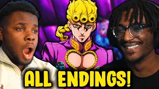 There Is No Better Endings In All Of Anime!! | JoJo's Bizarre Adventure Endings REACTION