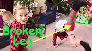 👦🏽Kid does CARTWHEEL with Broken Leg!😜