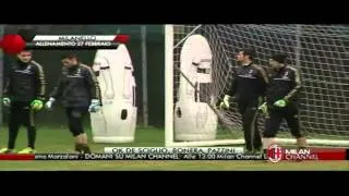 Milanello Allenamento 27-02-2014 Part 1