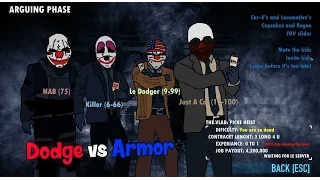 Payday 2 - Dodge Vs Armor In A Nutshell