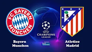 PES 2021 - Bayern Munchen vs Atletico Madrid - UEFA Champions League 2020 UCL - Gameplay PC