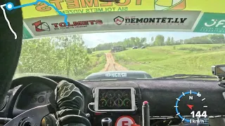SS8 onboard Rally Visaginas A.Spilva M.Krieviņš