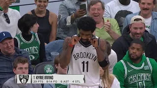 Kyrie Irving Trolls Entire Celtics Arena As Makes Fun Of Them Crying 😂 !