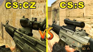 CS:CZ vs. CS:S - All Weapon Reload Animations Comparison