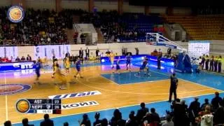 Astana - Neptunas Highlights. 01.12.2013