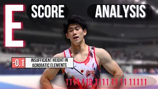 Hashimoto Daiki - E score (Floor Exercise) - NHK Cup 2023