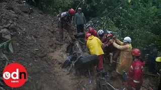 Dozens narrowly escape devastating mudslide in Bolivia