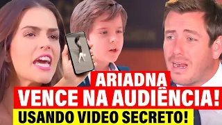 Vencer o Desamor: Ariadna GANHA GUARDA DO TADEO após mostrar vídeo do Eduardo na audiência!