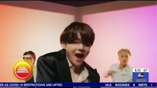 BTS Butter 방탄소년단 지민 GMA Summer Concert 2021 Interview