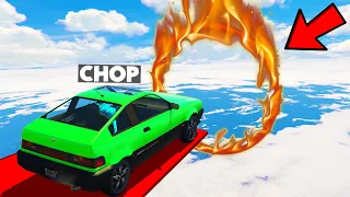 GTA 5: ELECTRIC SHOCK PARKOUR RACE with CHOP & BOB (99.9% IMPOSSIBLE RACE)