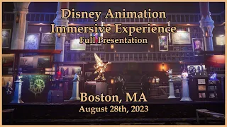 Disney Animation Immersive Experience,, Boston, MA, August 28th, 2023