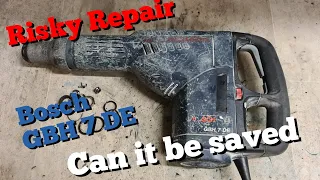 Repairing a Bosch GBH 7 DE Hammer, 22 years old and worn out. But can it still be fixed?