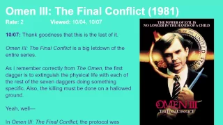 Movie Review: Omen III: The Final Conflict (1981) [HD]