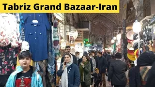 Walking Tour of Tabriz Grand Bazaar-Iran