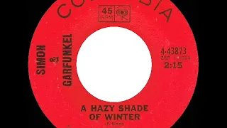 1966 HITS ARCHIVE: A Hazy Shade Of Winter - Simon & Garfunkel (mono 45)