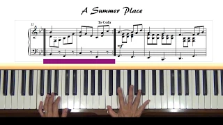 Theme from A Summer Place Piano Tutorial